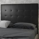 Cabeceira Viero Imperial Preto Para Box Casal 140