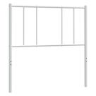 Cabecero vidaXL Diseño Clásico de Metal Blanco en Acero 100 cm