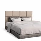 Cabecira Modular Adesiva 10 Placas Estofadas 30x40 King