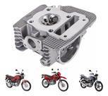 Cabeçote Completo Yamaha Factor 2009 a 2015 YBR 125 2006 a 2008 e XTZ 125 2006 a 2015 com furo para catalisador