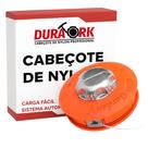 Cabeçote de Nylon Garden Automático Easy Load Para Roçadeiras Importadas Nakasaki NK750PRO Tekna RL430, RL520 Toyama Com Rosca Diâmetro 10mmx1,25mm