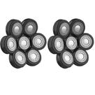 Cabeçotes de reposição para aparador de cabeça Yieyosd 7D, kit com 2, à prova dágua