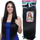 Cabelo 100% Bio Fibra Aplique Liso Para Entrelace Mega Hair
