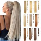 Cabelo Aplique Rabo de Cavelo tiras autocolantes Varias Cores 70cm