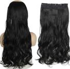 Cabelo Aplique Tic Tac Orgânico Ondulado 65Cm Preto Cabelo Aplique Tic Tac Orgânico Ondulado 65Cm Preto