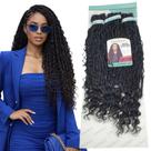 Cabelo Boho Goddess Loc Dreads Estilo Natural Crochet Braids