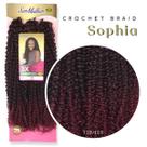 Cabelo Cacheado Bohemian Ser Mulher Crochet Braid 55 cm 270 Gramas
