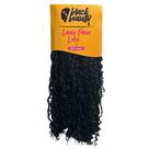 Cabelo Crochet Lady Faux Locs 60cm Preto