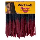 Cabelo Crochet Minina Sintético 360g Chocolate/Borgonha