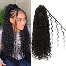 Cabelo de crochê CooCooJoo Goddess Boho Box Braids 14