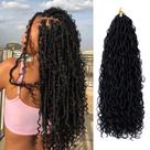 Cabelo de crochê Faux Locs Dorsanee Boho Goddess 18 polegadas, 7 pacotes Cabelo de crochê Faux Locs Dorsanee Boho Goddess 18 polegadas, 7 pacotes