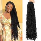 Cabelo de crochê Faux Locs Mytarku Soft Locs 30 cm, 7 pacotes Cabelo de crochê Faux Locs Mytarku Soft Locs 30 cm, 7 pacotes
