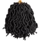 Cabelo de crochê Moli Moli 144 fios Short Goddess Faux Locs