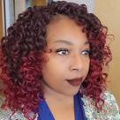 Cabelo de crochê Saypeds GOGO Curl Deep Ocean Water Wave 10cm