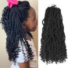 Cabelo de crochê TOZIKA Wavy Senegalese Twist 30 cm, 6 pacotes 1B Cabelo de crochê TOZIKA Wavy Senegalese Twist 30 cm, 6 pacotes 1B