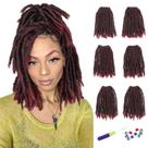 Cabelo de crochê WIGNEE 8" 120 fios, mechas pré-enroladas