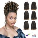 Cabelo de crochê WIGNEE 8" 120 fios pré-enrolados
