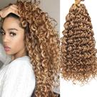 Cabelo de crochê YXCHERISHAIR GoGo Curl Water Wave Blonde 14 polegadas Cabelo de crochê YXCHERISHAIR GoGo Curl Water Wave Blonde 14 polegadas
