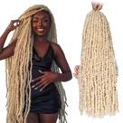Cabelo de crochê ZRQ Butterfly Locs 30 cm Loiro Sintético x2