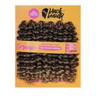 Cabelo de Fibra Sintética Crochet Brads Cristal 55cm - Cor Chocolate/Mel