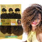 Cabelo Fibra Orgânica Cacheado Goivo Bundles Para Entrelace