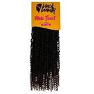 Cabelo Fibra Sintética Crochet Mali Twist Praia Caracol 60cm - Cor Preto/Mel Escuro
