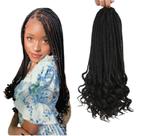 Cabelo French Curl Trançado Fibra Premiun Importada 300g