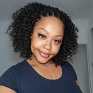 Cabelo humano com meia peruca ZIYU 180% de densidade, 3 em 1, sem costura, meia peruca encaracolada, cabelo humano, 14 polegadas, sem cola, Wear Go, ideal para iniciantes, peruca encaracolada com cordão, peruca para mulheres