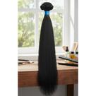 Cabelo Humano Liso Natural 40cm Castanho - 50g Premium