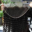 Cabelo humano real BEEOS Deep Wave de 16 polegadas HD 13x6 de renda