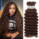 Cabelo humano trançado Hair Renyarch 20cm 6 pacotes 150g 4