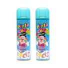 Cabelo Maluco Kit 2 Tintas Spray Pinta Loca Azul Flash 150ml