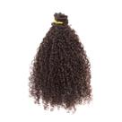Cabelo Natural Cacheado 60cm com Tecimento Textura Curly De Benguela Castanho Escuro 100g