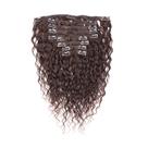 Cabelo Natural Crespo 40cm com TicTac Textura Wavy De Benguela Castanho Escuro 100g
