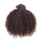 Cabelo Natural Crespo 50cm com Tecimento Textura Coily De Benguela Castanho Escuro 100g