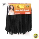 Cabelo Nina Soft Dread 360g Crochet Braid Cacheado Fibra Japonesa Kanekalon 70 cm - Ser Mulher