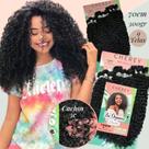 Cabelo orgânico cacheado 3c
