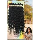 Cabelo Orgânico Cacheado Rainbow 55cm - 8 Telas