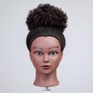 Cabelo Organico Coque Cacheado Curto Afro Puff Com Regulador
