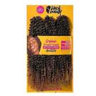 Cabelo Orgânico Crochet Braid Ametista 80cm - Cor Castanho Escuro/Mel