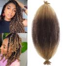 Cabelo para trançar Kossys Afro Twist 16 cm, marrom, loiro, ombre