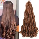 Cabelo sintético francês encaracolado, Conrora, 24 polegadas, 8 pacotes
