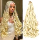 Cabelo sintético francês encaracolado, Conrora, 24 polegadas, 8 pacotes Cabelo sintético francês encaracolado, Conrora, 24 polegadas, 8 pacotes