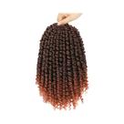 Cabelo Sintético Trançado Passion Twist Pre-looped Com Pontas Cacheadas Para Mulheres Negras -