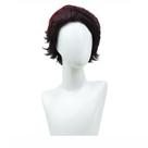 Cabelo sintético Wig Demons Slayers Anime Kamado Tanjirou