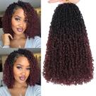 Cabelo trançado de crochê COOKOO Yanky Twist 30 cm, 8 pacotes, 240 fios