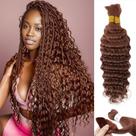 Cabelo trançado humano LOLLY HAIR 12A 30 Auburn Brown 20 polegadas