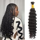 Cabelo trançado humano YWIGS Deep Wave 50g 100% cabelo virgem Cabelo trançado humano YWIGS Deep Wave 50g 100% cabelo virgem