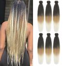 Cabelo trançado pré-esticado Liang Dian 22 polegadas, 6 pacotes Cabelo trançado pré-esticado Liang Dian 22 polegadas, 6 pacotes