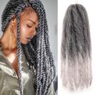 Cabelo trançado sintético Marley Twist BYKSVIOC 24 em 8 pacotes